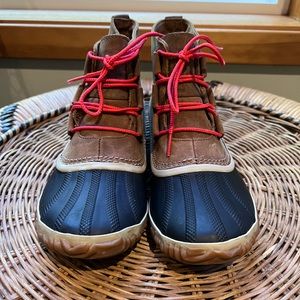 Sorel Women's N About Leather Rain Snow Boot - Size 10